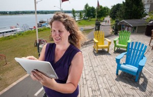 Stacey Russell from Fredericton Tourism replies to Twitter inquiries.